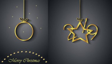 Davetiyeler, Festival afişleri, tebrik kartları için 2019 merry Christmas arka plan.