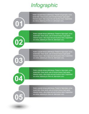 Bilgi-grafik tasarım şablonu. 