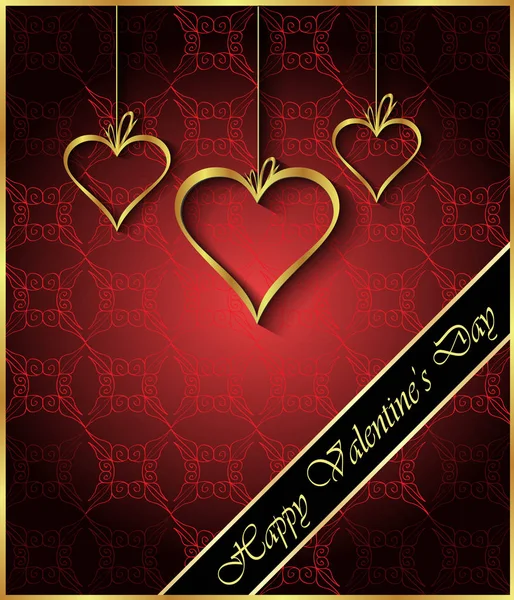 Joyeux Fond Saint Valentin Pour Vos Invitations Affiches Festives Cartes — Image vectorielle