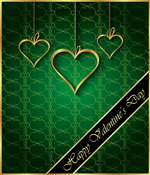 Glücklicher Valentinstag Für Ihre Einladungen Festlichen Plakate Grußkarten — Stockvektor