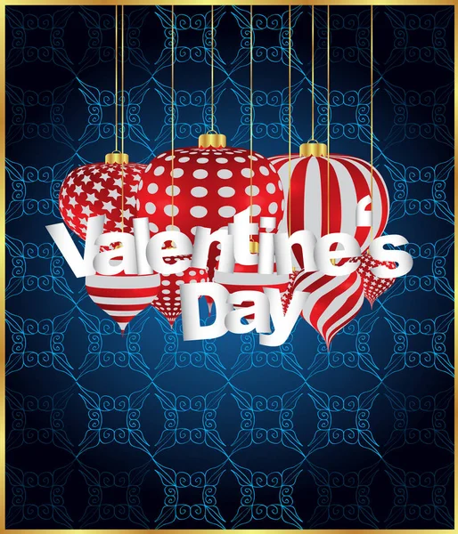 Boldog Valentin Nap Szezon Meghívók Ünnepi Poszterek Üdvözlőlapok — Stock Vector