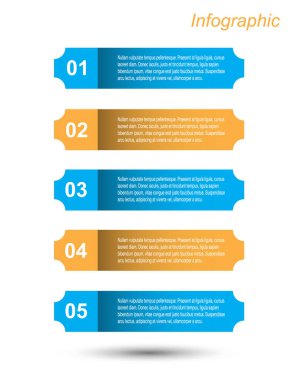 Modern Tasarım Şablonu, bilgi grafikleri ve web düzeni için pankartlar için kullanılabilir.