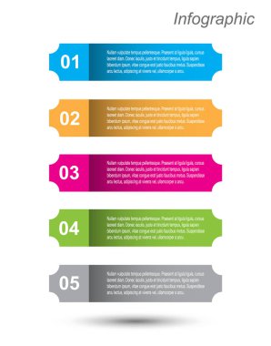 Modern Tasarım Şablonu, bilgi grafikleri ve web düzeni için pankartlar için kullanılabilir.