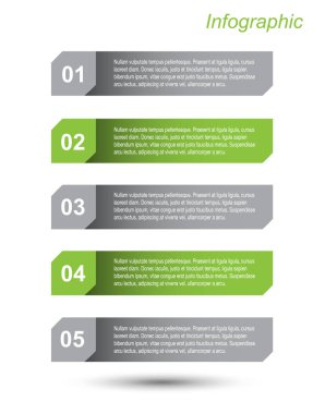 Modern Tasarım Şablonu, bilgi grafikleri ve web düzeni için pankartlar için kullanılabilir.