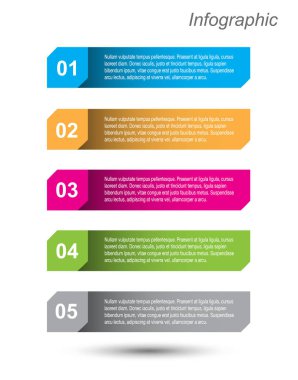 Modern Tasarım Şablonu, bilgi grafikleri ve web düzeni için pankartlar için kullanılabilir.