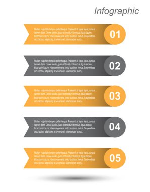 Modern Tasarım Şablonu, bilgi grafikleri ve web düzeni için pankartlar için kullanılabilir.