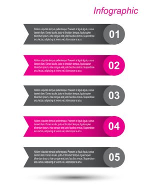 Modern Tasarım Şablonu, bilgi grafikleri ve web düzeni için pankartlar için kullanılabilir.