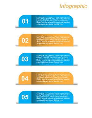 Modern Tasarım Şablonu, bilgi grafikleri ve web düzeni için pankartlar için kullanılabilir.