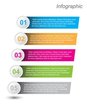Bilgi-grafik tasarım şablonu. Sıralama ve istatistikleri görüntülemek için fikir.