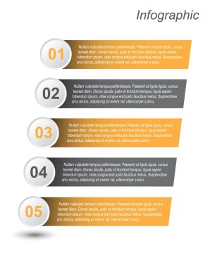 Bilgi-grafik tasarım şablonu. Sıralama ve istatistikleri görüntülemek için fikir.