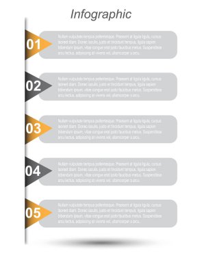 Modern Tasarım Şablonu, bilgi grafikleri ve web düzeni için pankartlar için kullanılabilir.