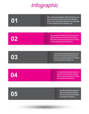 Bilgi-grafik tasarım şablonu. Sıralama ve istatistikleri görüntülemek için fikir.