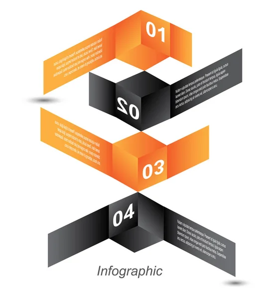 Modèle Conception Infographique Idée Pour Afficher Classement Les Statistiques — Image vectorielle