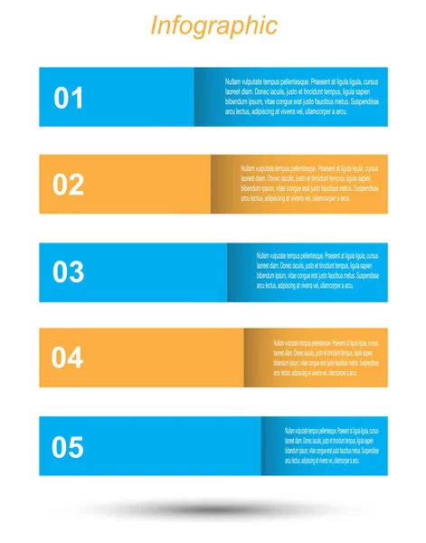 Modèle Conception Infographique Idée Pour Afficher Classement Les Statistiques — Image vectorielle