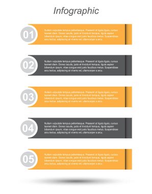 Modern Tasarım Şablonu, bilgi grafikleri ve web düzeni için pankartlar için kullanılabilir.