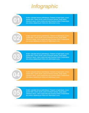 Modern Tasarım Şablonu, bilgi grafikleri ve web düzeni için pankartlar için kullanılabilir.