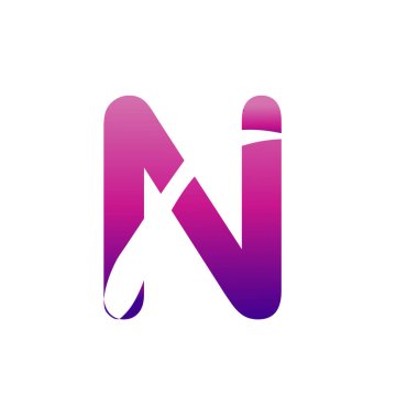 harf n logo tasarımı.