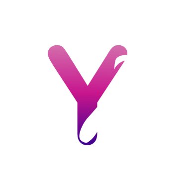 Y harfi logo tasarımı.