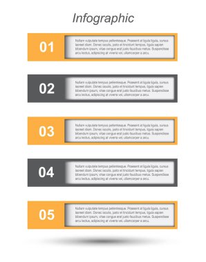 Modern Tasarım Şablonu, bilgi grafikleri ve web düzeni için pankartlar için kullanılabilir.