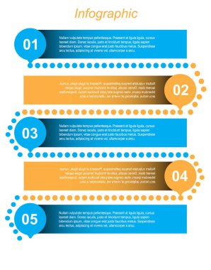 Modern Tasarım Şablonu, bilgi grafikleri ve web düzeni için pankartlar için kullanılabilir.