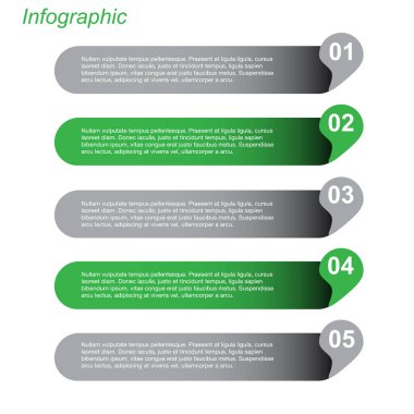 Modern Tasarım Şablonu, bilgi grafikleri ve web düzeni için pankartlar için kullanılabilir.