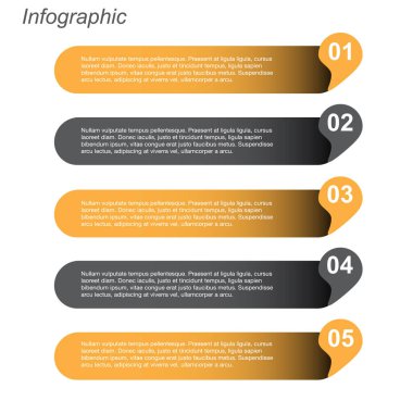 Modern Tasarım Şablonu, bilgi grafikleri ve web düzeni için pankartlar için kullanılabilir.