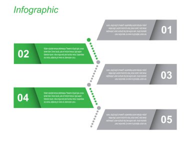 Bilgi-grafik tasarım şablonu. Sıralama ve istatistikleri görüntülemek için fikir.