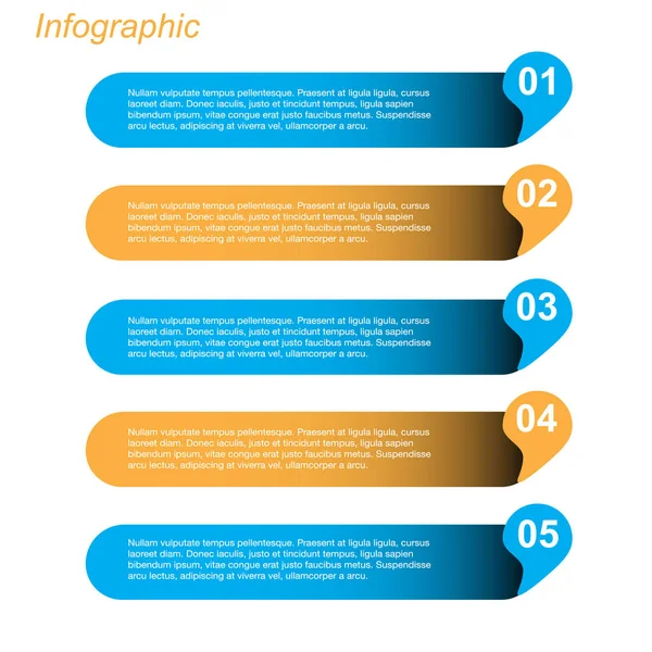Modern Tasarım Şablonu, bilgi grafikleri ve web düzeni için pankartlar için kullanılabilir.