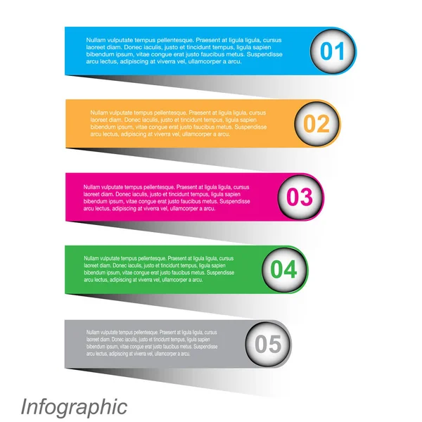 Modèle Conception Infographique Idée Pour Afficher Classement Les Statistiques — Image vectorielle