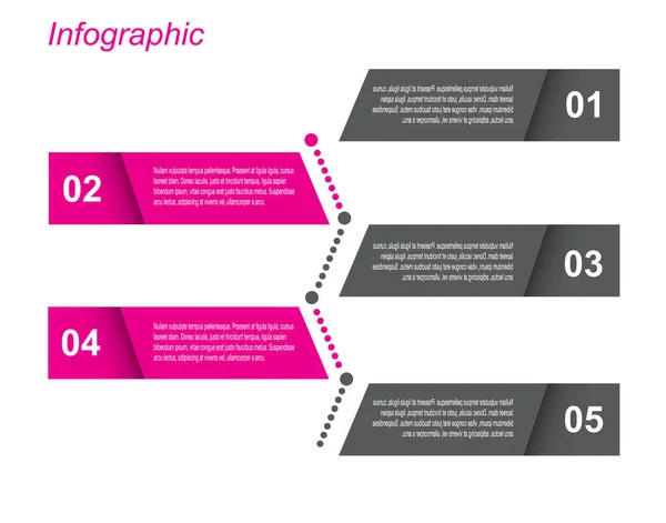 Info Graphic Design Template Idee Ranking Und Statistiken Anzuzeigen — Stockvektor