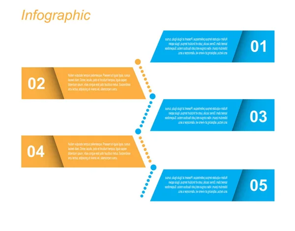 Modèle Conception Infographique Idée Pour Afficher Classement Les Statistiques — Image vectorielle