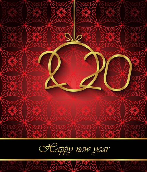 Sezonluk davetiyeleriniz, festival posterleri, tebrik kartlarınız için 2020 Happy New Year arka planı.