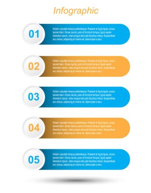 Modern Tasarım Şablonu, bilgi grafikleri ve web düzeni için pankartlar için kullanılabilir.