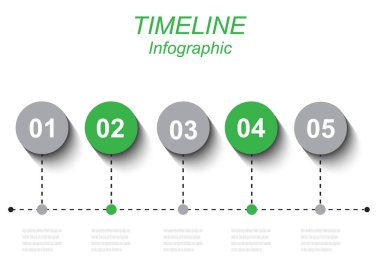 Verilerinizi göstermek için zaman çizelgesi. Bilgi, sıralama ve istatistikleri görüntüleme fikri.