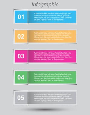 Modern Tasarım Şablonu, bilgi grafikleri ve web düzeni için pankartlar için kullanılabilir.