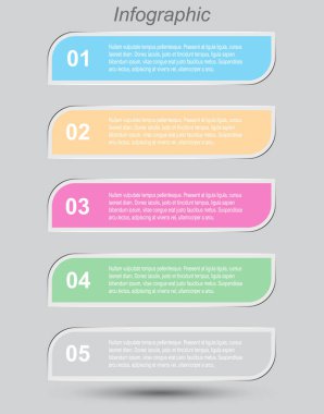 Modern Tasarım Şablonu, bilgi grafikleri ve web düzeni için pankartlar için kullanılabilir.