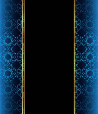 Altın ince dekorasyon ve metin için yer ile Zarif duvar kağıdı. 