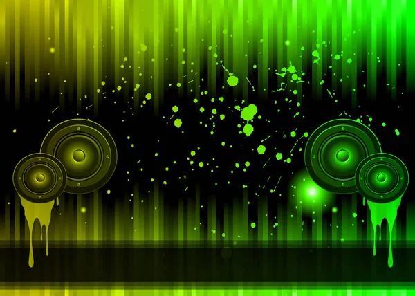 Folleto Discoteca Con Elementos Colores Ideal Para Póster Fondo Musical — Vector de stock