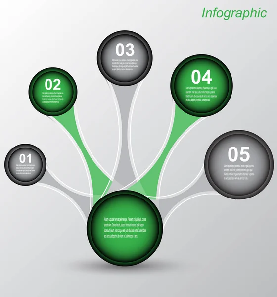 Šablona Návrhu Infografika Myšlenka Pro Zobrazení Hodnocení Statistiky — Stockový vektor