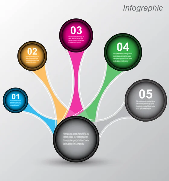 Info Graphic Design Template Idee Ranking Und Statistiken Anzuzeigen — Stockvektor