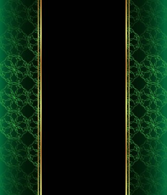 Altın ince dekorasyon ve metin için yer ile Zarif duvar kağıdı. 