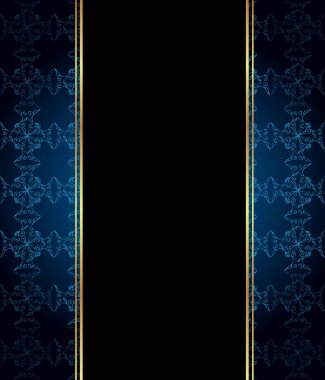 Altın ince dekorasyon ve metin için yer ile Zarif duvar kağıdı.