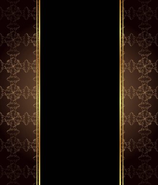 Altın ince dekorasyon ve metin için yer ile Zarif duvar kağıdı.