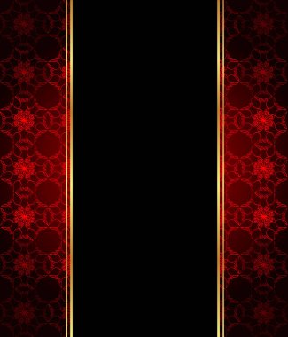 Altın ince dekorasyon ve metin için yer ile Zarif duvar kağıdı. 