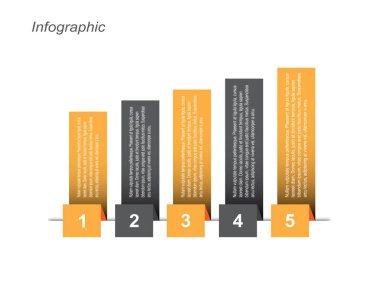 Bilgi-grafik tasarım şablonu. Sıralama ve istatistikleri görüntülemek için fikir.