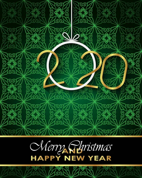 Sezonluk davetiyeleriniz, festival posterleri, tebrik kartlarınız için 2020 Mutlu Noeller arka plan.