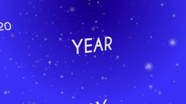 2020 Happy New Year arka plan.