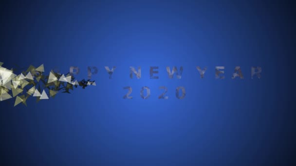 2020 Feliz Ano Novo Fundo — Vídeo de Stock