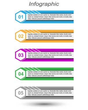 Modern Tasarım Şablonu, bilgi grafikleri ve web düzeni için pankartlar için kullanılabilir.