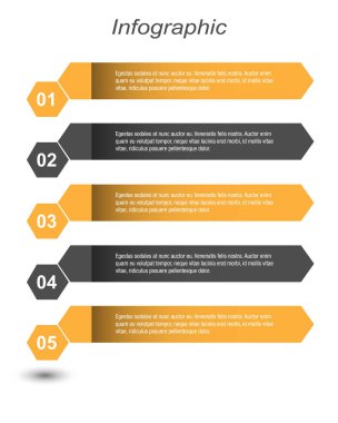 Modern Tasarım Şablonu, bilgi grafikleri ve web düzeni için pankartlar için kullanılabilir.